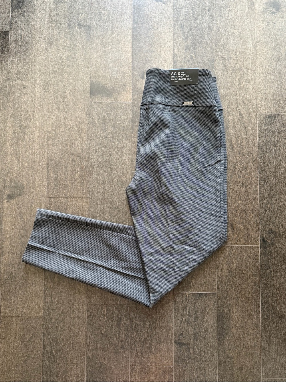 S.C.&Co. heather charcoal ankle pants NWT